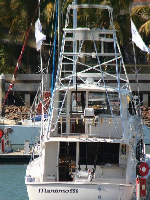 Maritimo 550 in Port Hinchinbrook © Powerboat-World.com http://www.powerboat-world.com